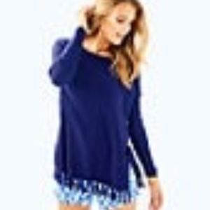 Lilly Pulitzer Ramona Navy Sweater - Small